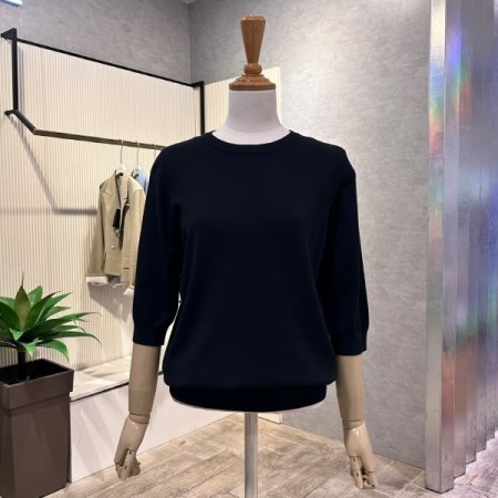 베이직 라운드 니트