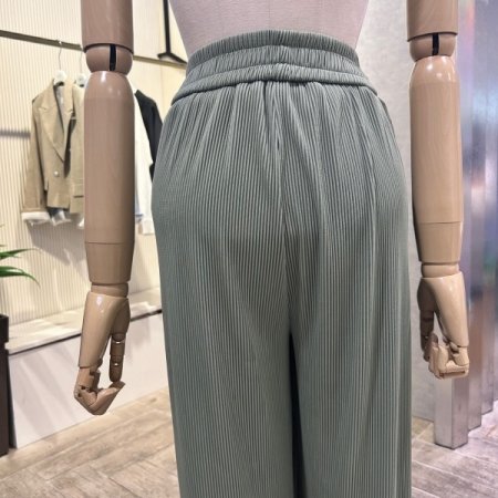 밴딩 골지 와이드 팬츠