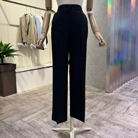 백 밴딩 일자 팬츠