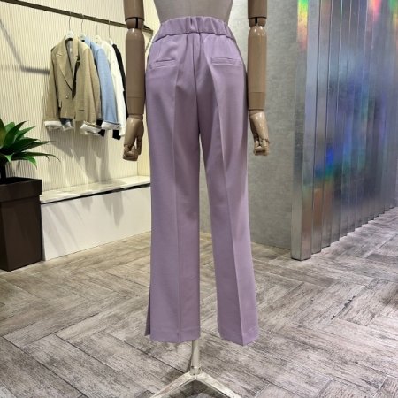 백 밴딩 일자 팬츠