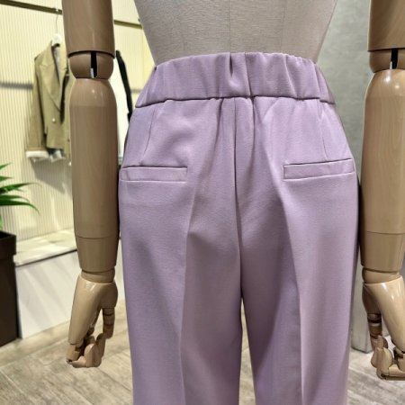 백 밴딩 일자 팬츠