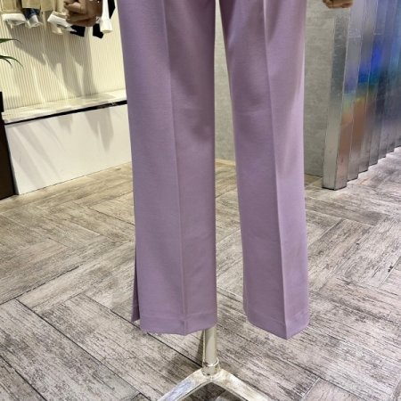 백 밴딩 일자 팬츠