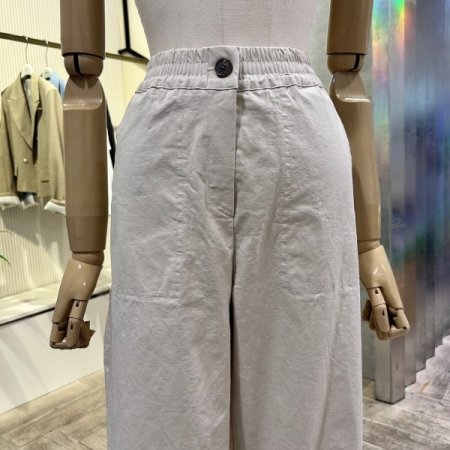 밴딩 포켓 코튼 팬츠