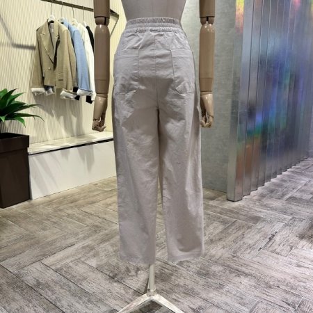 밴딩 포켓 코튼 팬츠