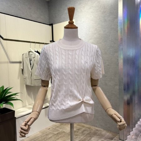 꽈배기 라운드 니트