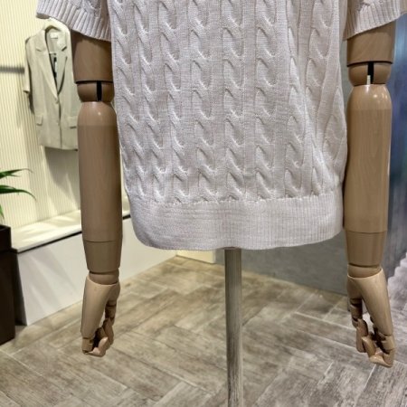 꽈배기 라운드 니트