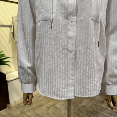 후드 포켓 셔츠