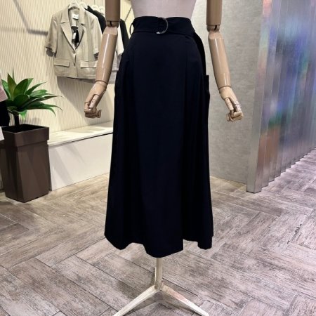 백 밴딩 포켓 치마 바지