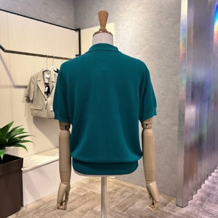 카라 단추 니트 가디건