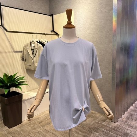 언발 박시 티셔츠