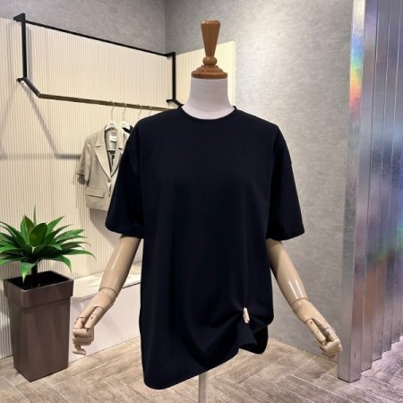 언발 박시 티셔츠