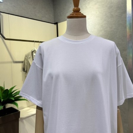 언발 박시 티셔츠