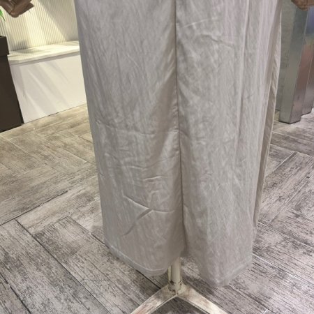 백 스트링 스트랩 롱 원피스