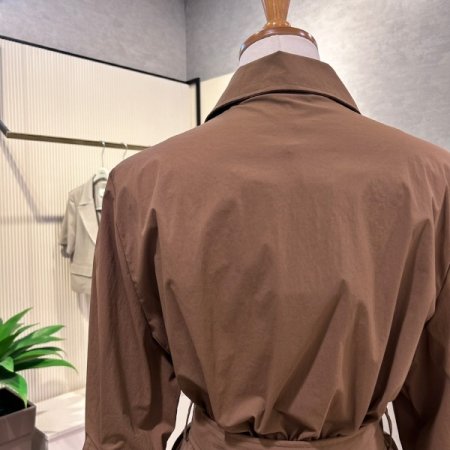 백 밴딩 다트 벨트 블라우스