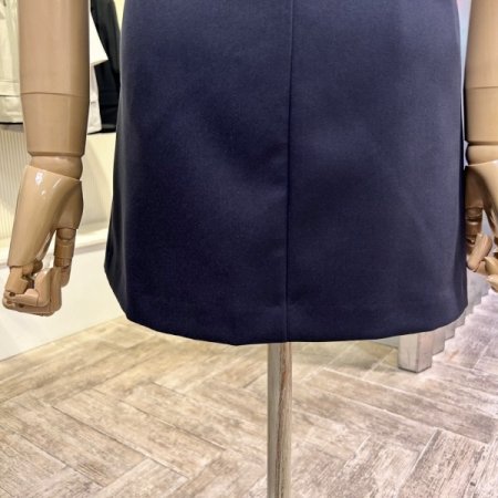 랩 라인 미니 스커트