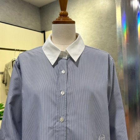 스트라이프 카라 셔트