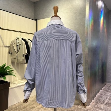 스트라이프 카라 셔트