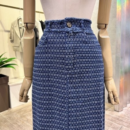 빈티지 H라인 롱 스커트