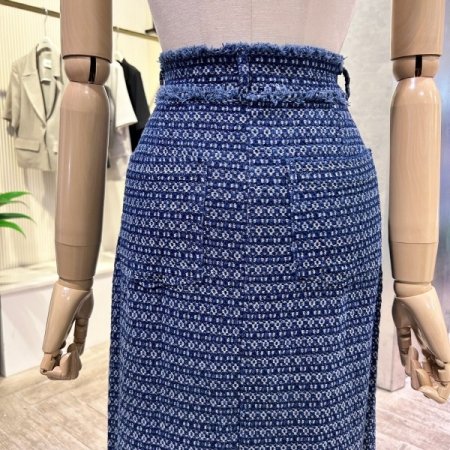 빈티지 H라인 롱 스커트