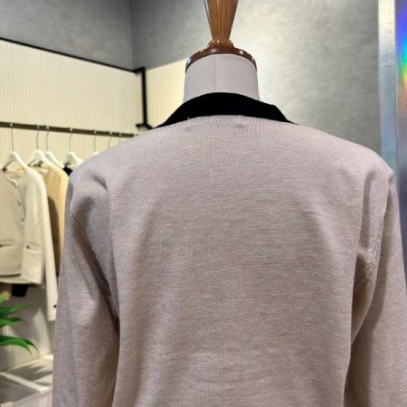 리본넥 단추 볼레로 가디건