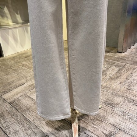 속 밴딩 일자 면 팬츠