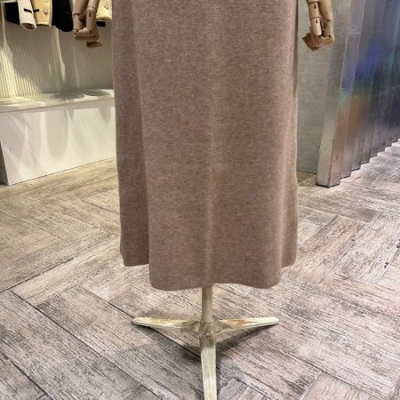 밴딩 니트 롱 스커트