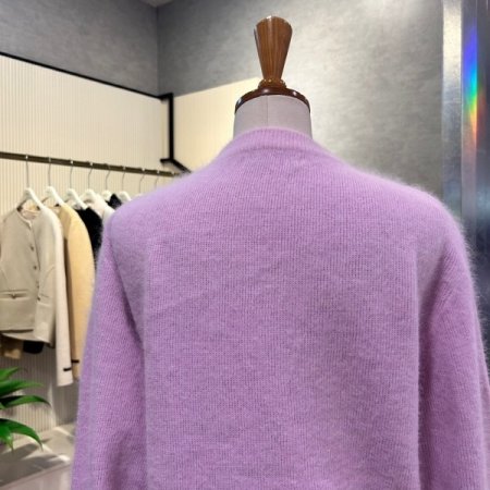 앙고라 혼방 라운드 니트