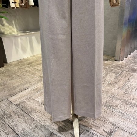 백 밴딩 기모 일자 팬츠