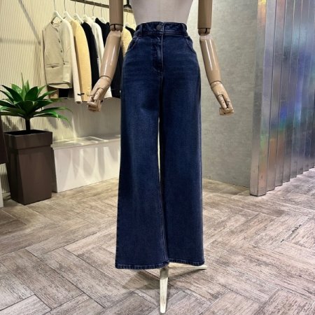 기모 와이드 부츠컷 청바지