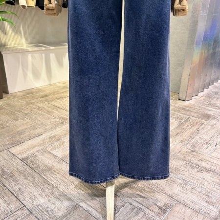 기모 와이드 부츠컷 청바지