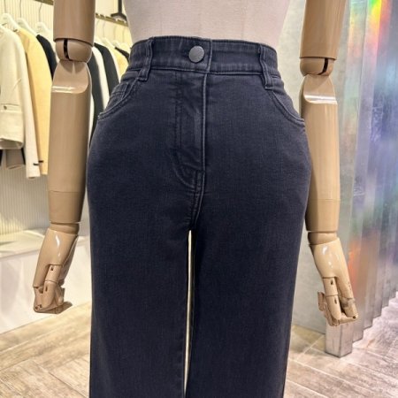 속 밴딩 워싱 기모 데님 팬츠