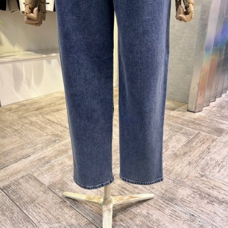 속밴딩 빈티지 기모 청바지