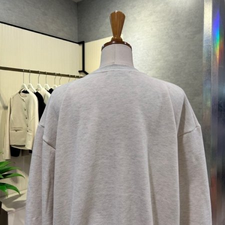 기모 레터링 라운드 티셔츠