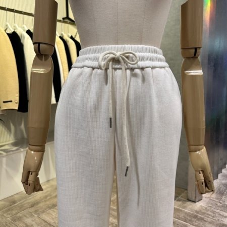 밴딩 부츠컷 캐주얼 팬츠