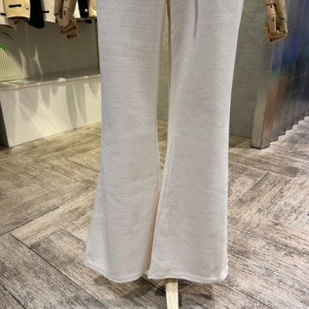 밴딩 부츠컷 캐주얼 팬츠