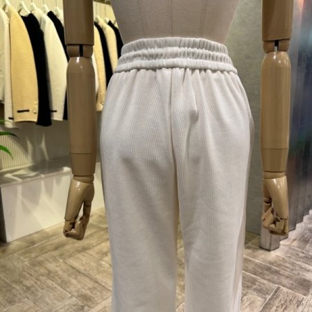 밴딩 부츠컷 캐주얼 팬츠