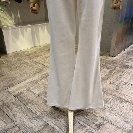 밴딩 부츠컷 캐주얼 팬츠