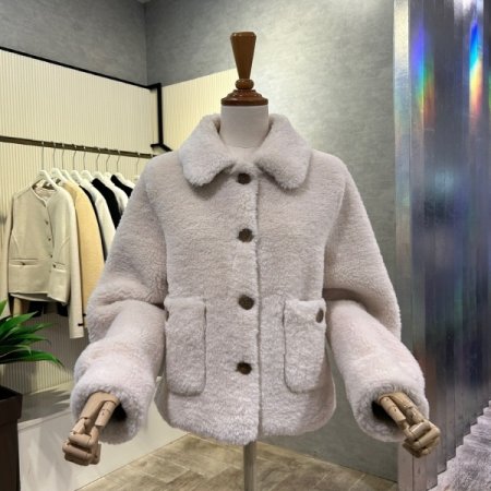 포켓 양털 카라 재킷