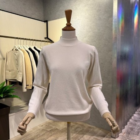 베이직 반 폴라 니트