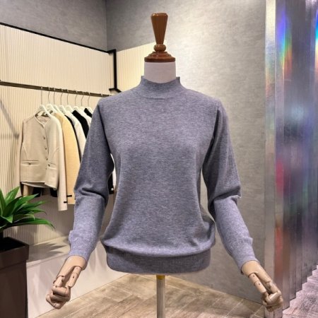 베이직 반 폴라 니트