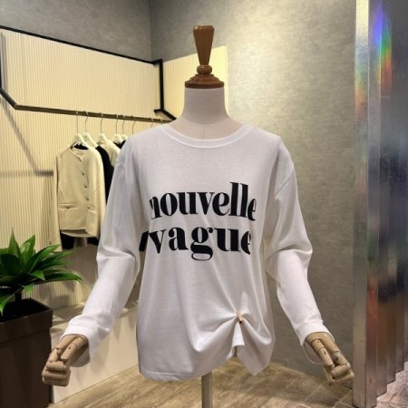 라운드 레터링 티셔츠