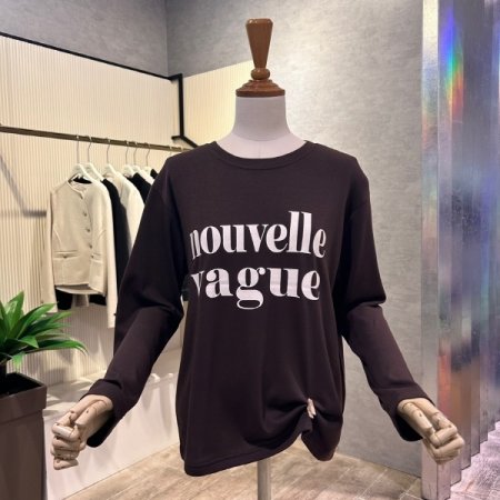 라운드 레터링 티셔츠