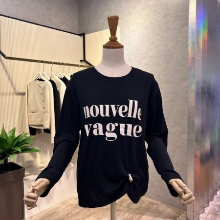 라운드 레터링 티셔츠