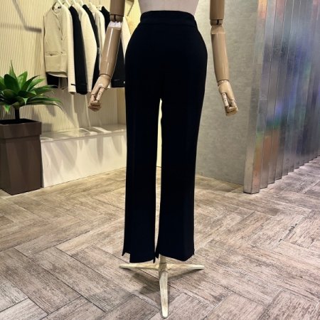 백 밴딩 기모 언발 부츠컷 팬츠