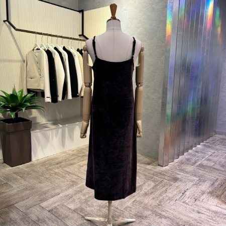 벨벳 뷔스티에 롱 원피스