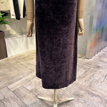 벨벳 뷔스티에 롱 원피스