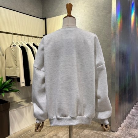 자수 레터링 기모 셋업 티셔츠