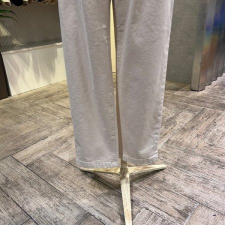 원턱 밴딩 배기 팬츠