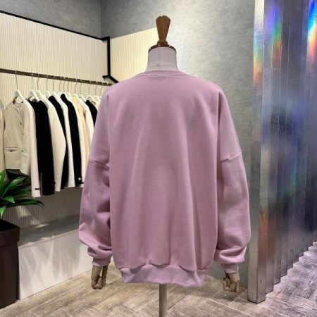 자수 레터링 기모 셋업 티셔츠