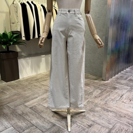 와이드 골덴 일자 밴딩 팬츠